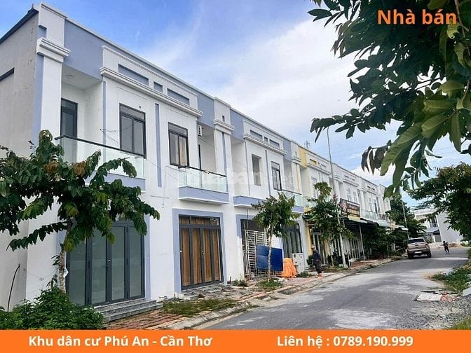 Bán nhà đường C5 KDC Phú An, Cần Thơ. diện tích 4,5x20 Sổ hồng