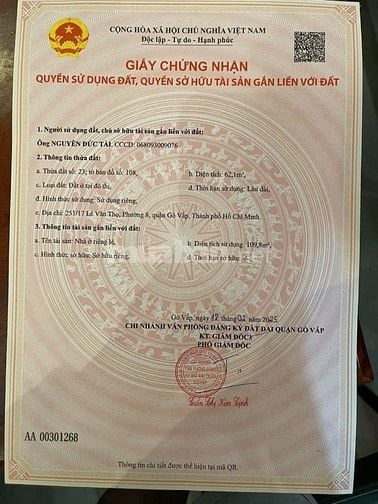 Bán nhà rẻ đúc (4x16) 251/17 Lê Văn Thọ p8 Gò Vấp - LÀNG HOA