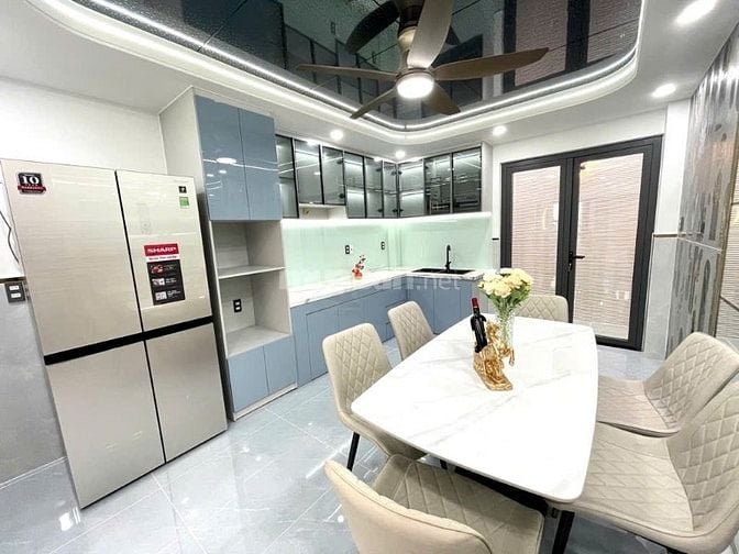 NHÀ LÊ VĂN THỌ 63M2 HXH 4 TẦNG ĐỦ NỘI THẤT KHU CAO TẦNG CHỈ 7,65 TỶ