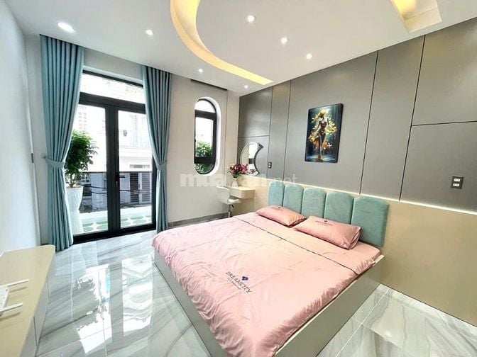 NHÀ LÊ VĂN THỌ 63M2 HXH 4 TẦNG ĐỦ NỘI THẤT KHU CAO TẦNG CHỈ 7,65 TỶ