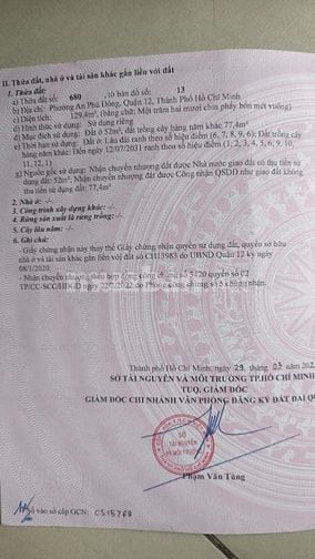 Cần sang nhượng lại mảnh đất vườn lài ăn phú Đông Q12 cũ