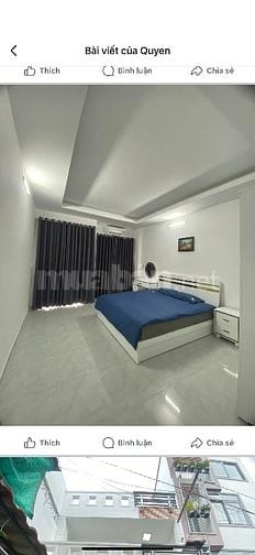 Cho thuê nhà 216/12 Đường số 8,P11, Q.Gv hẻm xe hơi 