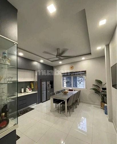 Bán nhà Đặng Thuỳ Trâm, BT giá 4TỶ1, 77m2 - Hẻm ô tô kh bị ngập nước