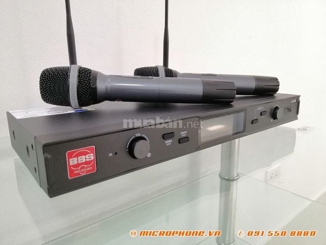 🎤 MICRO KHÔNG DÂY BBS U-3300S – CHUYÊN NGHIỆP, ỔN ĐỊNH, CHỐNG HÚ TỐT