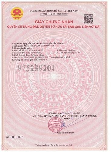 LÔ ĐẤT ĐẸP SỔ HỒNG RIÊNG TRUNG TÂM XAZ BÌNH KHÁNH,HCM