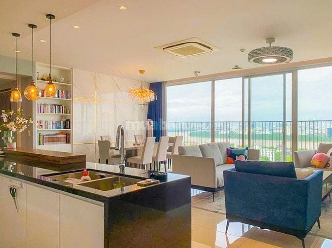 Bán Căn hộ tại Waterina Suites 3 phòng ngủ tầng cao view sông 160m2