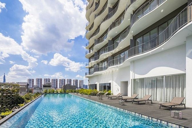 Bán Căn hộ tại Waterina Suites 3 phòng ngủ tầng cao view sông 160m2