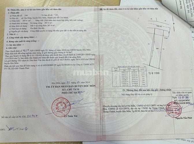 BÁN NHÀ XƯỞNG TẠI Mặt Tiền Đường Lê Thị Lơ, Xã Tân Hiệp, Hóc Môn, HCM