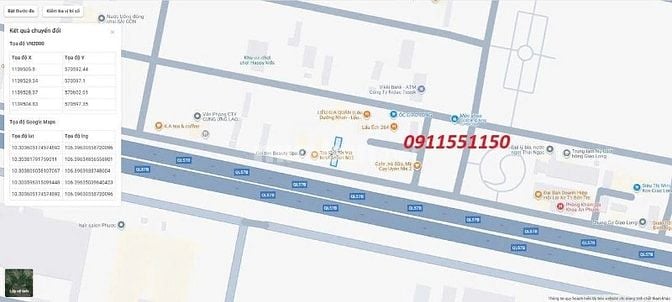 2 Mặt tiền kinh doanh 120m2 đối diện kcn Giao Long BẾn tre