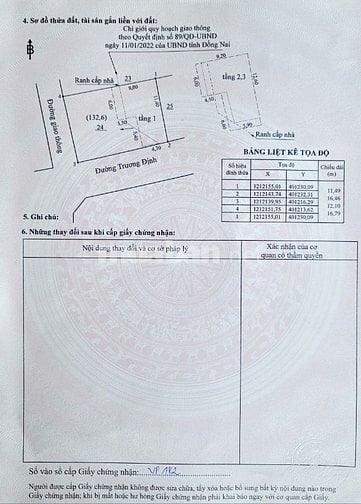 Bán Nhà 2 Mặt Tiền Đường Trương Định,  Tân Mai, TP Biên Hòa