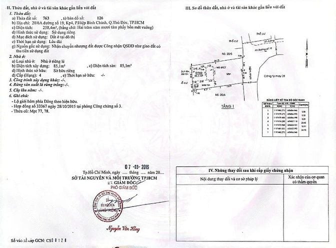  Bán nhà 20/6A, 258.4m2 tại Đường 19, Hiệp Bình Chánh, Thủ Đức