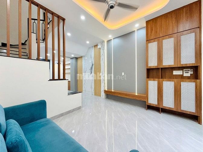 ⭐️Nhà 3 Lầu DT:4x12,7m tuyệt đẹp Cao cấp hẻm Quang Trung, P10.