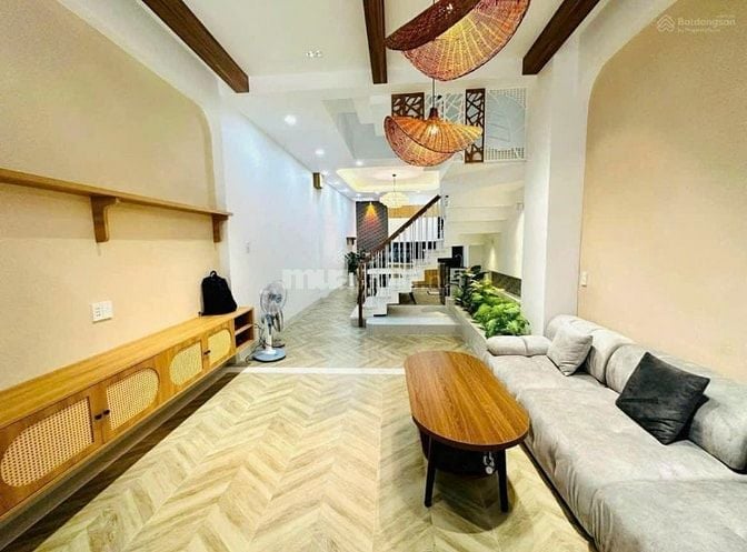 Cần bán gấp nhà Nơ Trang Long giá 3tỷ640 75m2, khu vực hiếm HXH5M SHR
