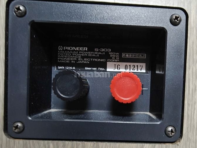 Bán cặp loa Pioneer S-303 đẹp keng - zin 100%