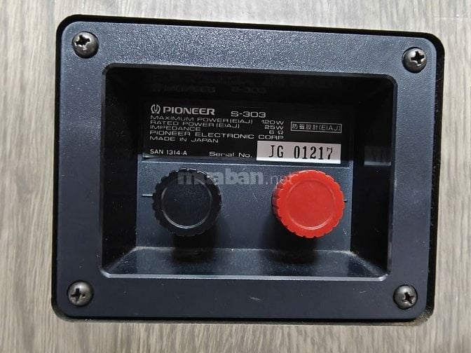Bán cặp loa Pioneer S-303 đẹp keng - zin 100%