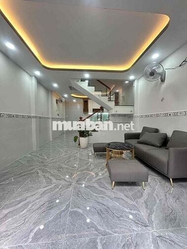 NHÀ MỚI 2 TẦNG BÙI VĂN NGỮ Q12- HẺM XE HƠI NGAY CHỢ ĐÔNG QUANG