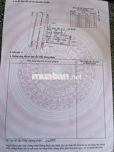 đất mt thới tam thôn9 ngang 6,45m. buôn bán kd tốt giá cit 3,899tỷ