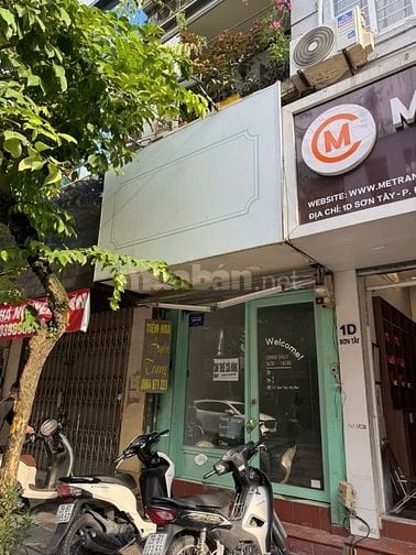 Cho thuê mặt bằng kinh doanh mặt phố Sơn Tây Ba Đình Hà Nội 