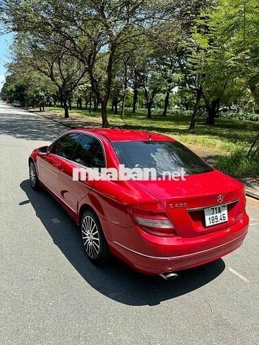 Mercedes C250 1.8L AT 2009 Đỏ Candy siêu nét