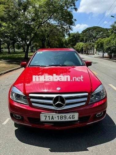 Mercedes C250 1.8L AT 2009 Đỏ Candy siêu nét