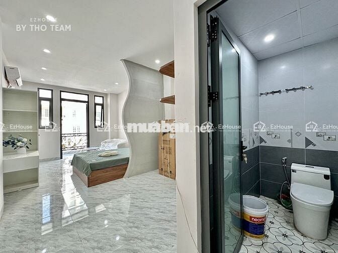 🧧🧧🧧 Studio Ban Công - Vách ngăn bếp - NT mới 100% -30m2- Bình Thạnh ✅
