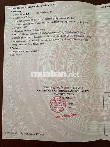 Cần bán nhà 2 căn liền kề mặt tiền