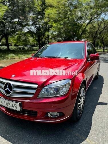 Mercedes C250 1.8L AT 2009 Đỏ Candy siêu nét