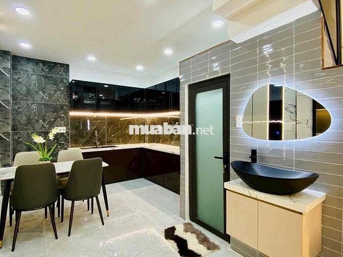 Bán Nhà Xây Mới trệt 2 lầu. 3 phòng ngủ. 3wc. sân thượng. Lê Đức Thọ