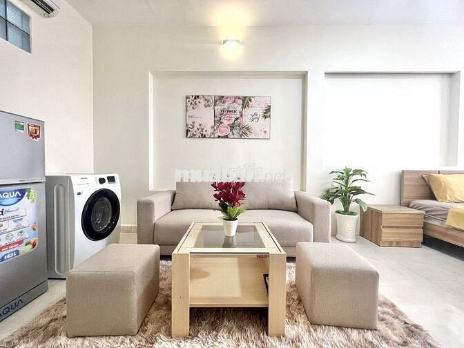 CĂN HỘ 30M2 ĐẦY ĐỦ NỘI THẤT MÁY GIẶT RIÊNG NGAY BV TỪ DŨ