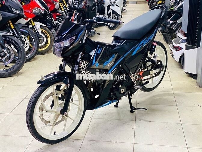 XE MÁY THỊNH PHÁT - RAIDER 150 XANH ĐEN ĐỘ KIỂNG