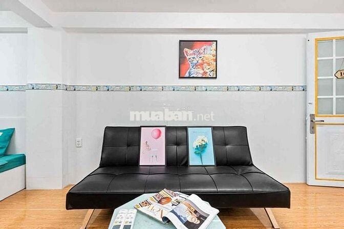Căn hộ 1PN 2Wc rộng cửa sổ trời nhiều ánh sáng tự nhiên, full nội thất