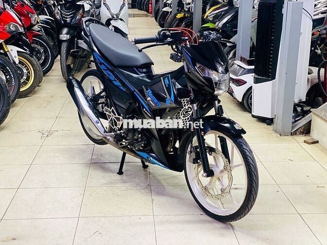 XE MÁY THỊNH PHÁT - RAIDER 150 XANH ĐEN ĐỘ KIỂNG