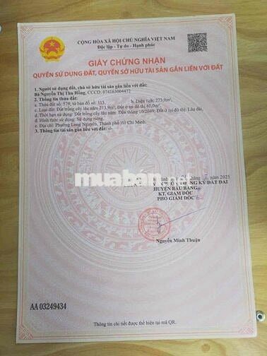 Đất An Điền Giá Tốt Tại Thời Điểm