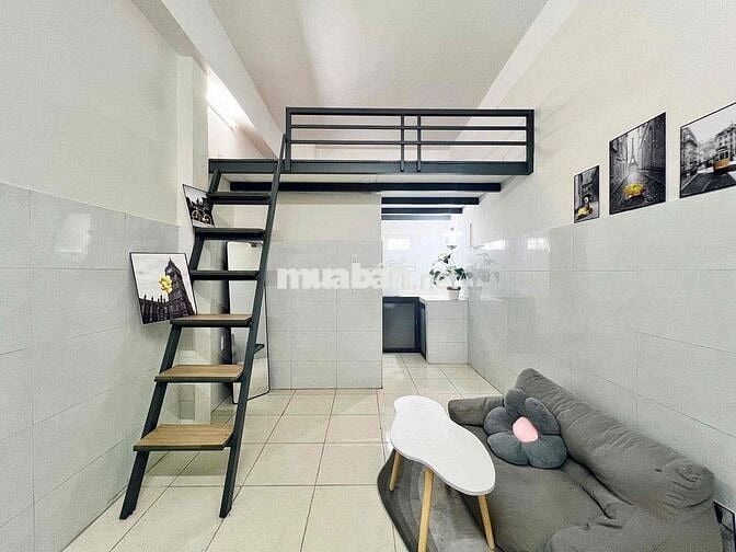 CHO THUÊ PHÒNG GÁC CAO NHẬN 4 NGƯỜI 4 XE NGAY CHÂN CẦU KINH Ở BÌNH THẠ
