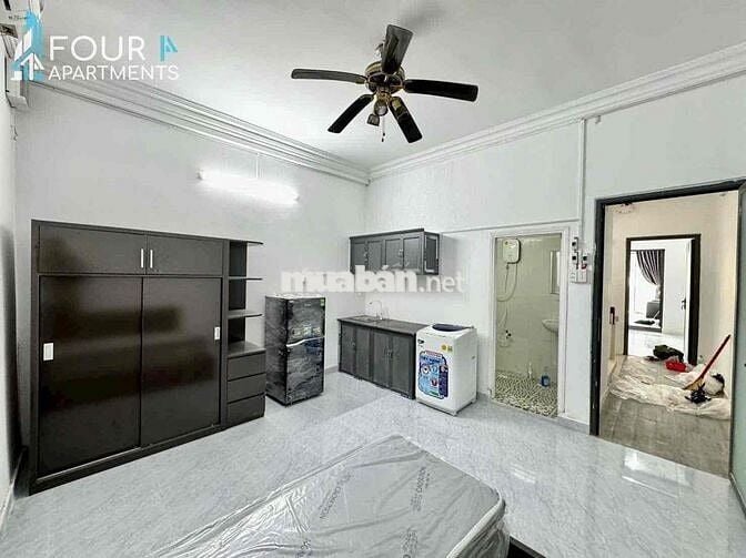 Cho Thuê Phòng Bình Thạnh gần Thị Nghè, giáp Q1_Máy Giặt riêng,Cửa sổ