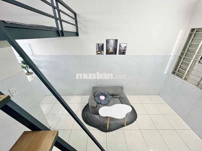 CHO THUÊ PHÒNG GÁC CAO NHẬN 4 NGƯỜI 4 XE NGAY CHÂN CẦU KINH Ở BÌNH THẠ