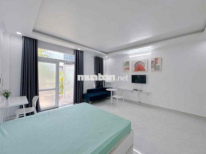 STUDIO BAN CÔNG FULL NỘI THẤT NGAY TRẦN THỊ NGHỈ
