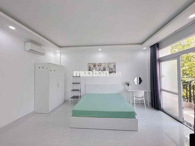 STUDIO BAN CÔNG FULL NỘI THẤT NGAY TRẦN THỊ NGHỈ