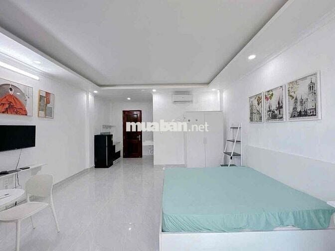 STUDIO BAN CÔNG FULL NỘI THẤT NGAY TRẦN THỊ NGHỈ