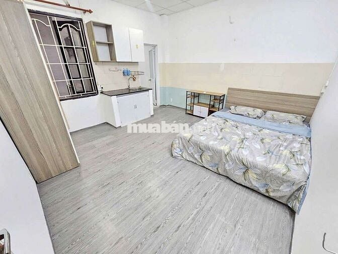CHO THUÊ CHDV 30M2 FULL NỘI THẤT ĐƯỜNG CHU VĂN AN GẦN CHỢ BÀ CHIỂU