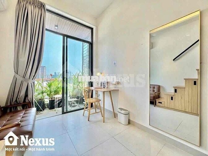 DUPLEX BAN CÔNG TONE GỖ - LÝ PHỤC MAN QUẬN 7 gần KCX TÂN THUẬN