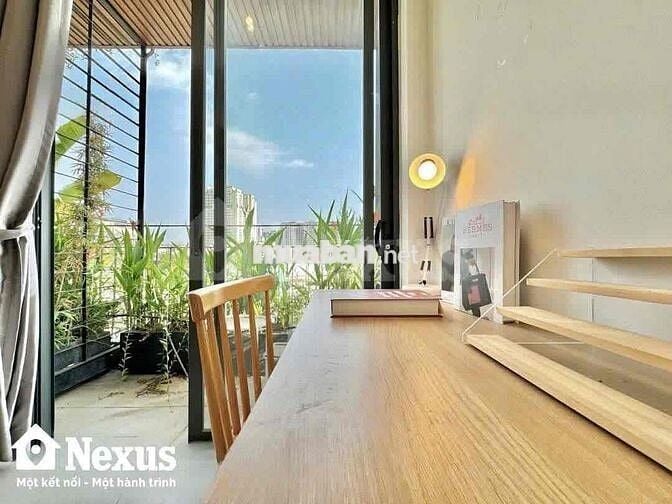 DUPLEX BAN CÔNG TONE GỖ - LÝ PHỤC MAN QUẬN 7 gần KCX TÂN THUẬN