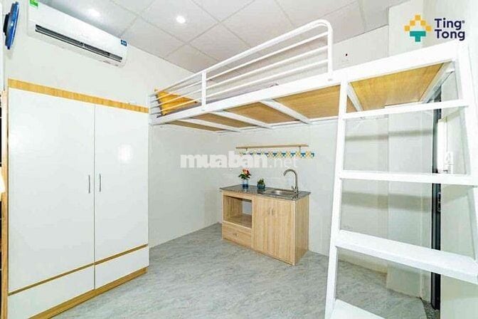 NGAY GẦN KHU VỰC CẦU GIẤY - GOLDMARK CITY CÓ PHÒNG GÁC XẾP XINH XINH