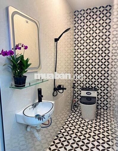 Nhà Bán Tân Hoá Quận 6 1 trệt 1 lầu mới đẹp full nội thất