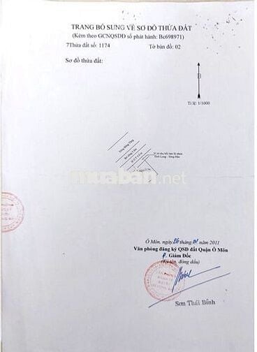Bán cặp nền mặt tiền đường Thái Thị Hạnh