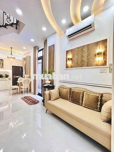 NHÀ ĐẸP Ở NGAY 22E Phạm Văn Hai, P1, Tân Bình - 4 tầng 4pn 4wc cực đep