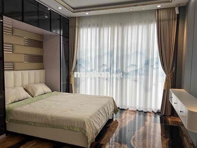 NHÀ BÈ, NHÀ MỚI 4 TẦNG, THANG MÁY TRONG NHÀ, HẺM XE HƠI