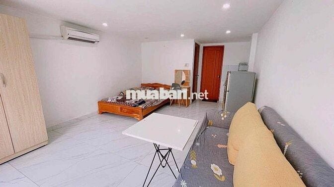 TRỐNG SẴN PHÒNG STUDIO SIÊU THOÁNG - FULL NỘI THẤT - MÁY GIẶT RIÊNG