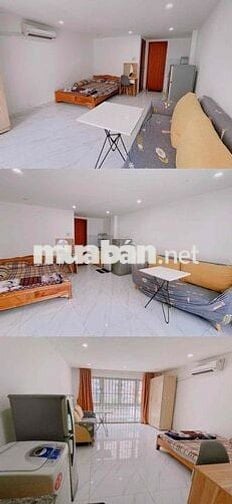 TRỐNG SẴN PHÒNG STUDIO SIÊU THOÁNG - FULL NỘI THẤT - MÁY GIẶT RIÊNG