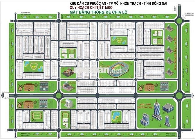 Mua Bán Đất Nền Dự Án Khu Đô Thị Mới Long Thọ - Phước An.